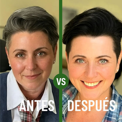 Cubre tus canas sin químicos ni tintes costosos — El shampoo que cuida tu pelo mientras rejuvenece tu color