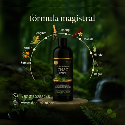 Cubre tus canas sin químicos ni tintes costosos — El shampoo que cuida tu pelo mientras rejuvenece tu color