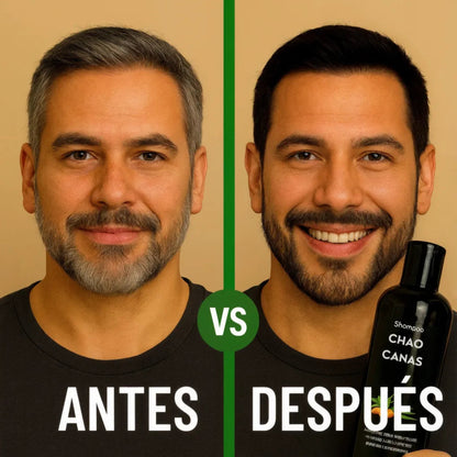 Cubre tus canas sin químicos ni tintes costosos — El shampoo que cuida tu pelo mientras rejuvenece tu color